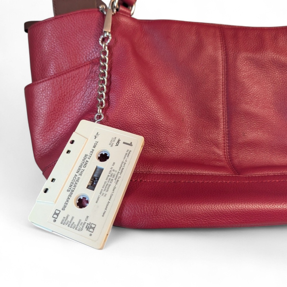 Tom Petty Southern Accents Cassette Bag Charm Handmade Music Keychain 1985 MCA